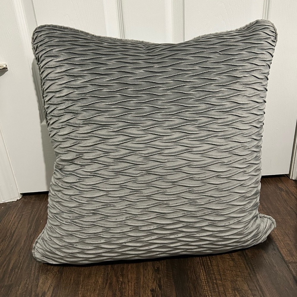 Grey 18 inch Pillow